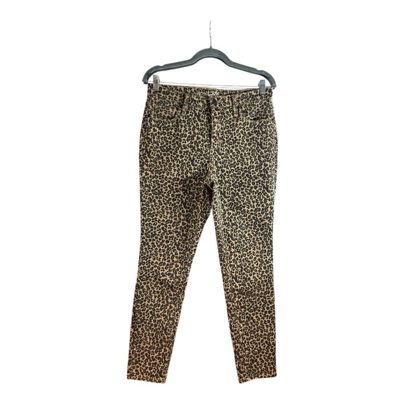 Universal Thread Animal Print Skinny Jeans - Brown - Picture 1 of 14